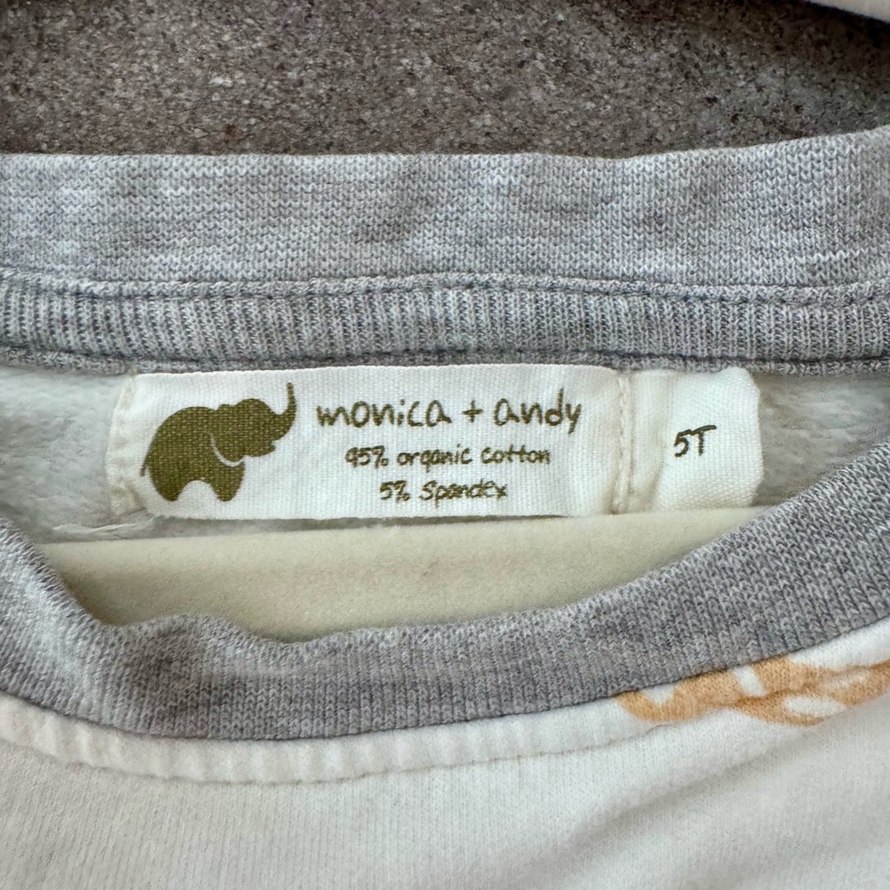 Organic Cotton Kids Pretzel Print Sweatshirt - Picture 3 of 3
